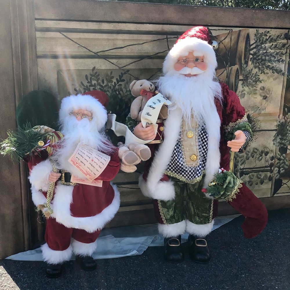 Santa clause set Christmas